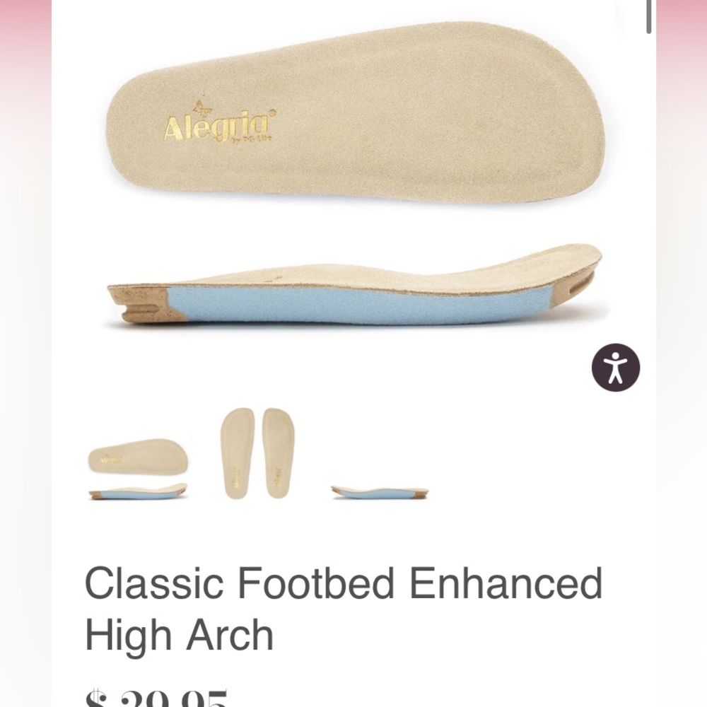 2 Pair Alegria Replacement Footbeds 39 - Picture 7 of 9